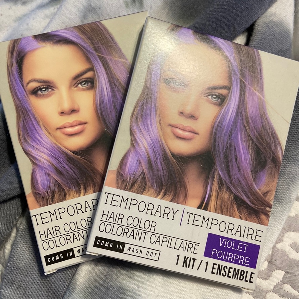 Violet Temporary Hair Color